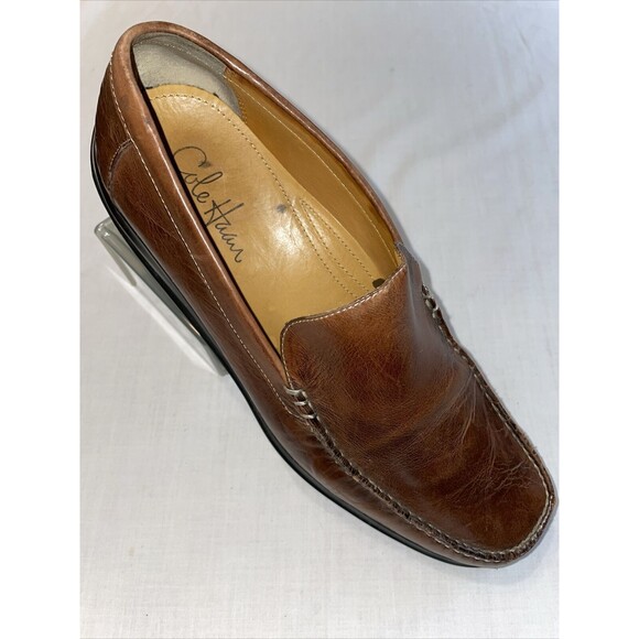 Cole Haan Casual Loafers Mens Size 10.5 M Brown Leather Slip On Shoes Comfort - Picture 1 of 12